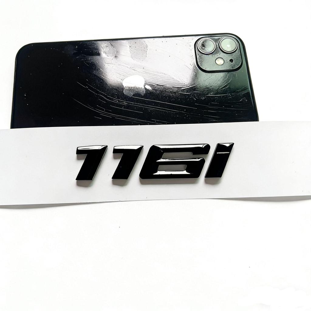 Applicable for New BMW 116i, 118i, 120i, 125i, and 135i Models: Car Emblem, Word Emblem, Tail Emblem.