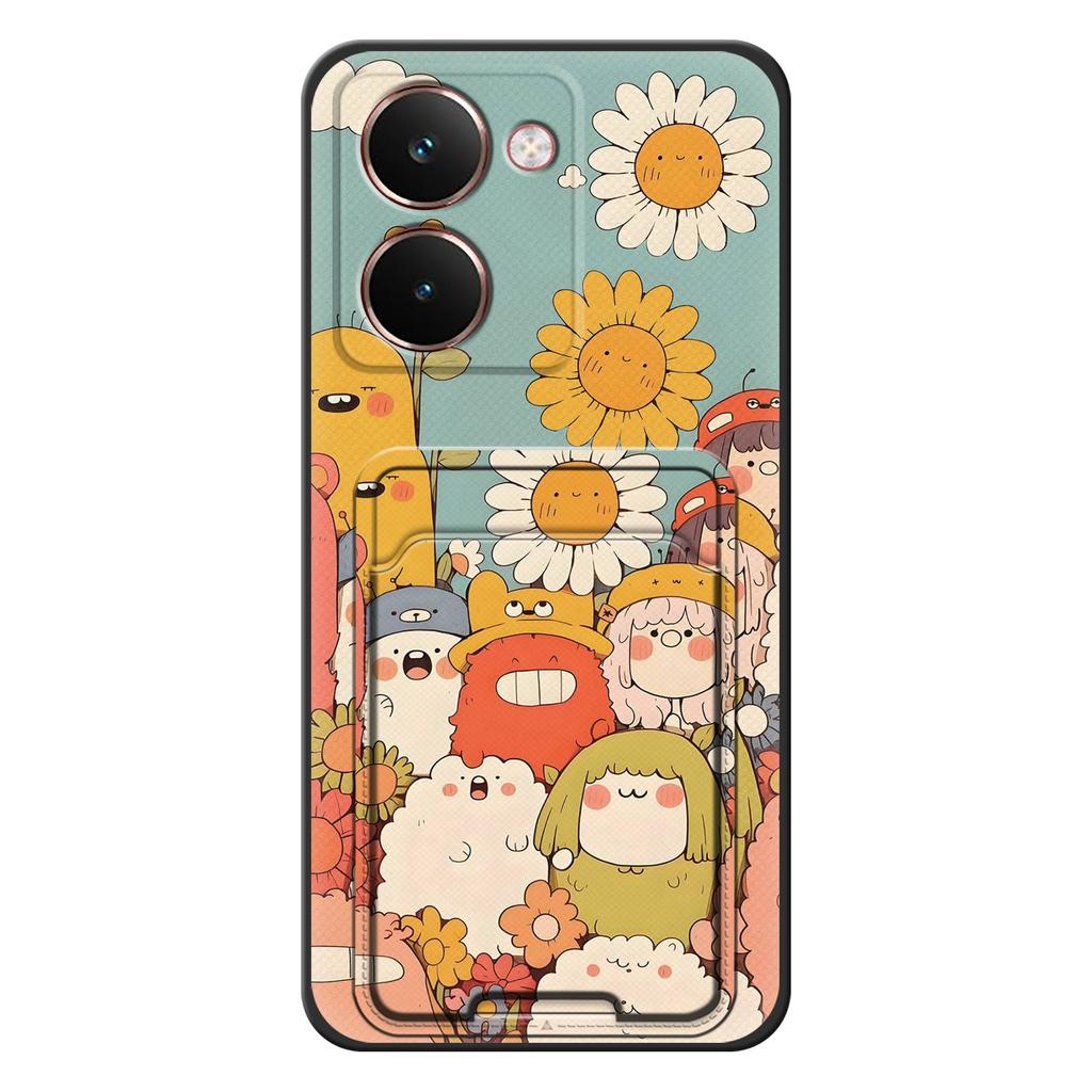 Graffiti Waterproof Phone Case For Realme P3 Ultra 5G Card Sleeve Anti-dust Card Slot Back Cover Cover Anti-knock Cute