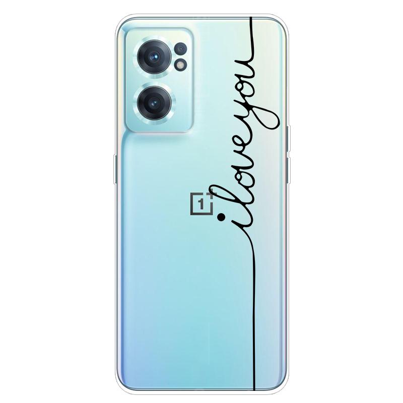 Phone Case For OnePlus Nord CE 2 5G Cover TPU Silicone Soft Cartoon Clear Case for One Plus 10 Pro / CE2 5G Transparent Coque