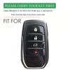 Silicone Auto Remote Car Key Case Cover For Toyota CHR Hilux Fortuner Land Cruiser 200 Camry Corolla Crown RAV4 Highland