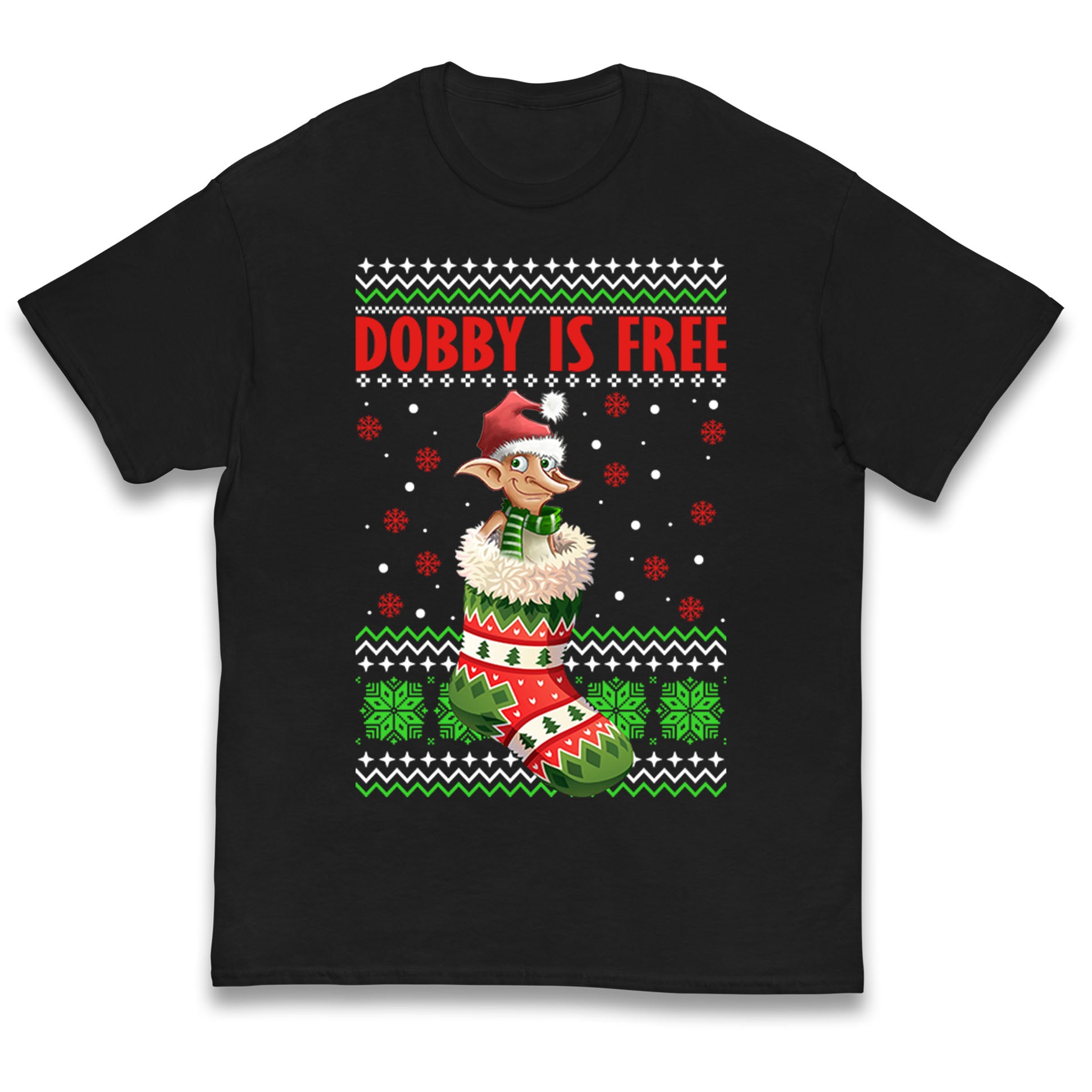 Harry Potter Dobby Is Free Christmas Kids T Shirt 110