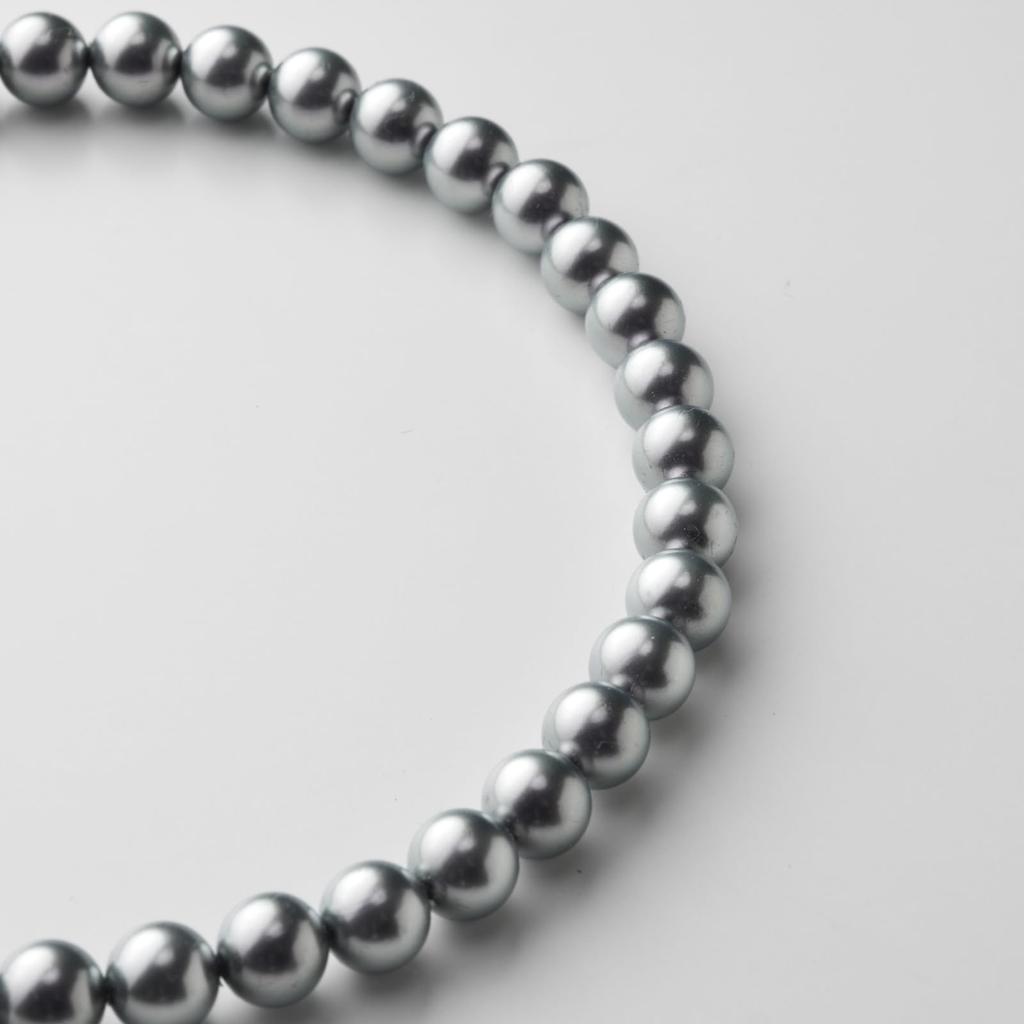 artificial pearls with a beautiful shine that is not inferior to real Pearl necklace for formal made in natural shell clasp 42cm aniva organic [Aniba