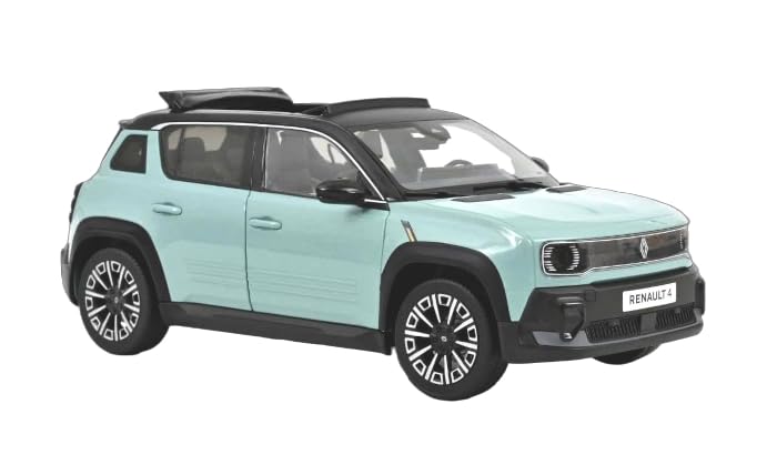 

Norev scale Renault 4 Electric 2025 Green Finished Product 1/18 E-Tech 100% Haut-de-France