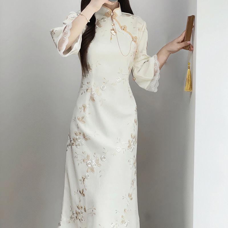 New Summer Qipao Dress: Retro Chinese Style for Young, Everyday Elegance