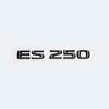 ABS-Buchstaben ES200 ES240 ES250 ES300h ES350 Glänzend Schwarzes Emblem Auto Kofferraumplakette Modifiziertes Aufgewertetes Aufkleber für Lexus ES Serie VH6