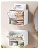 Organizzatore da Bagno da Parete per Dischetti di Cotone, Cotton Fioc e Accessori per Capelli