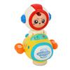 Tummy Time Toy with Light Music Astronaut Shape Auto Changing Face Universal Walking Car Crawling Mu