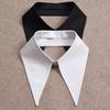 Round Collar Fake Collar Solid Color Lapel Half Shirt Fashion False Collar  Women Girls