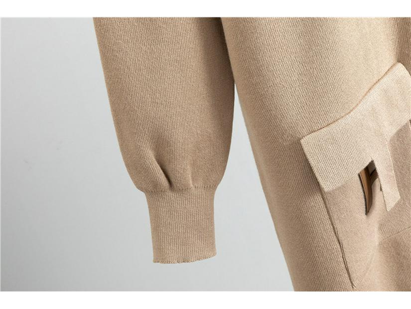 Women's Autumn Chic Knit Cardigan & Wide-Leg Pants Two-Piece Set