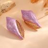 2026 Spring Collection European and American Exaggerated Ocean Vacation Style Conch Earrings Women's Fashion Earrings Bohemian