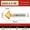 Tiangong 6542 Cobalt-Plated Titanium 90-Degree Single-edged Chamfering Countersink Drill