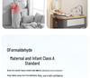 Movable Rocking Bassinet & Foldable Baby Crib: Portable 2-in-1 Multifunctional Bed for Newborns.