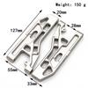 2Pcs Remote Control Front Upper Suspension Arm Aluminum Alloy Replacement for Corally Kronos 6S 1Celsius8 Remote Control Car Model  Body Parts