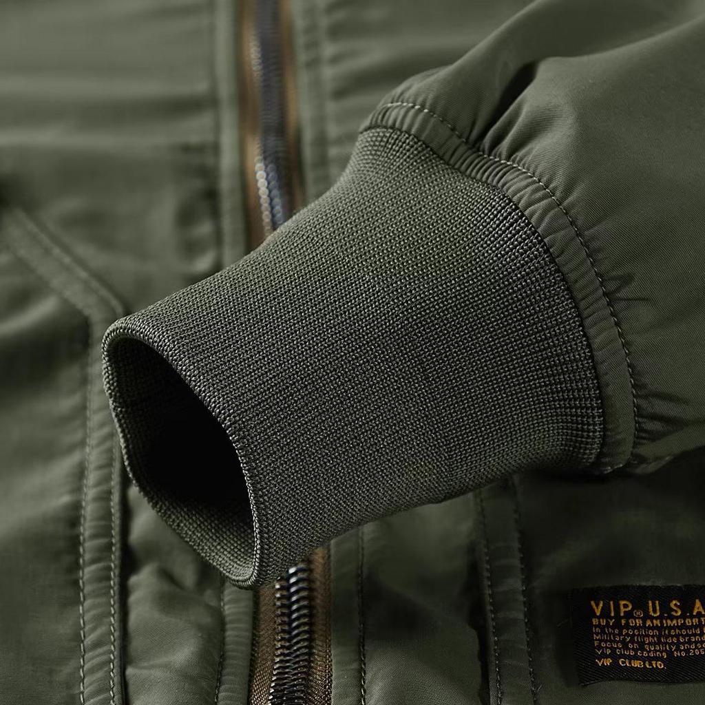 Men's Retro Air Force MA1 Pilot Jacket - Trendy Military Baseball Outerwear for All Seasons