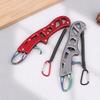 Fishing Aluminum Alloy Fishing Grip Pliers Fishing Lip Gripper Fish Plier Hand Grip With Tool Rope Fishing Accessories