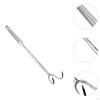 304 Stainless Steel Meat Hook, BBQ Hook,Handheld Food Turner Portable for Meats Roasted Duck Steak