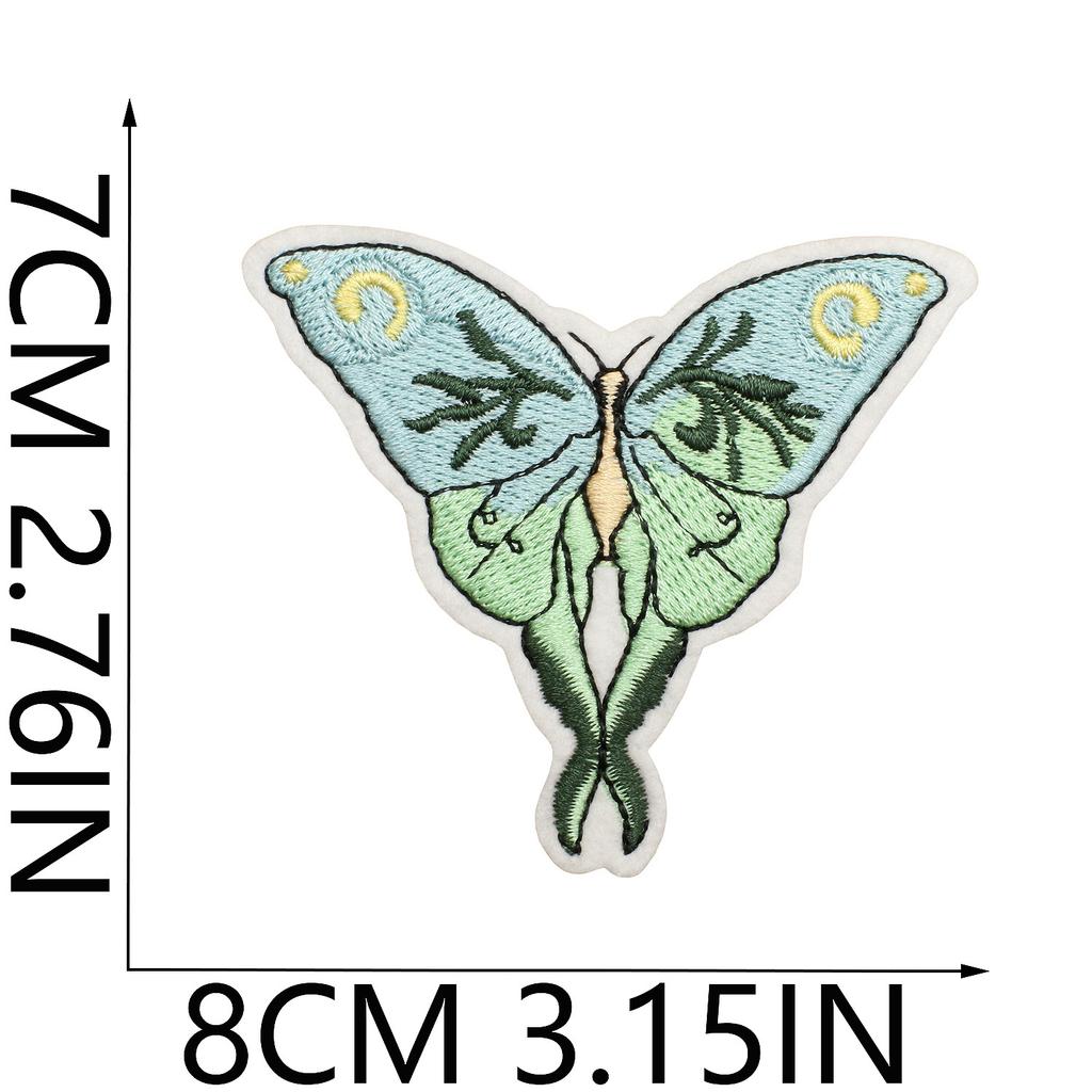 Magic Forest Embroidery Cloth Sticker Magic Book Patch Sticker Wizard Bag Decoration Embroidery Label Heat Transfer Seal Sticker