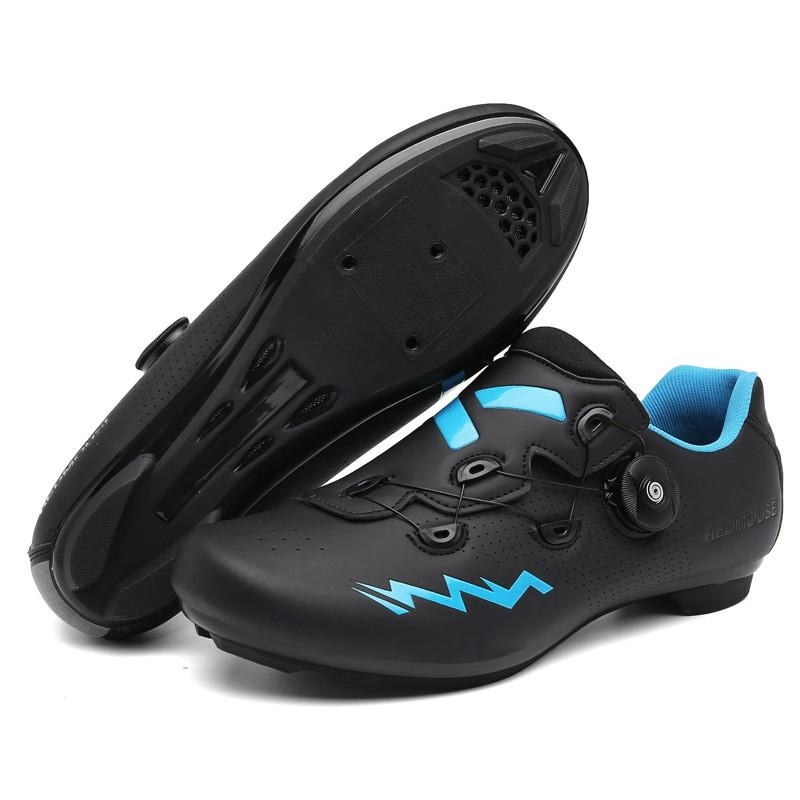 Mens Cycling Shoes Professional Road MTB Bike Hard Sole Breathable Indoor Trainer Non-Cleat Clipless Options