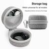 EVA Hard Shell Zippered Single Watch Travel Case Portable Storage Organizer Shock-Resistant Waterproof Smartwatch Container Box
