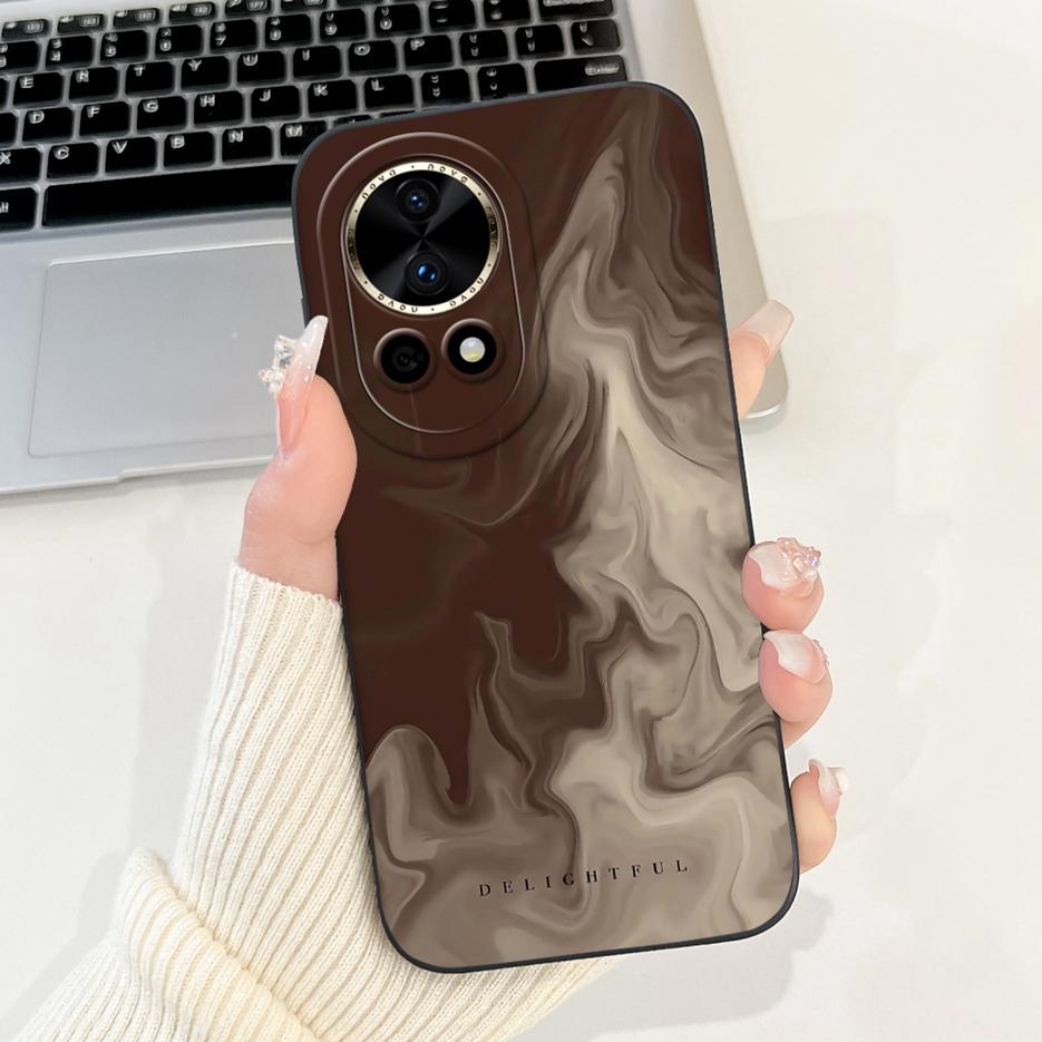 For Huawei Nova 13 Case Nova12 BLK-AL00 Stylish Candy Painted Cover Soft Silicone Phone Case For Huawei Nova 12 Nova13 Pro Shell