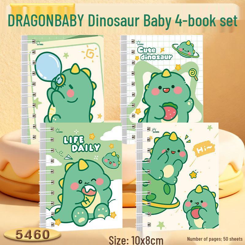 Cute Multi-purpose A7 Spiral Notebook: Ideal for Junior High & High School Students