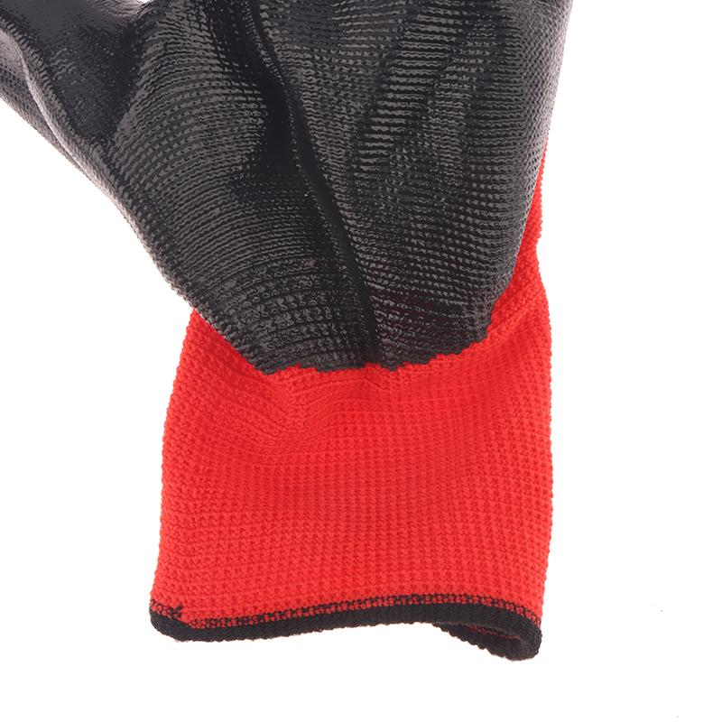 12 Pairs Advanced Work Gloves Durable Wrinkled Latex Coating For Construction Warehouse Handling Gardening