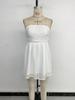 TikTok Europe & US 2026 Grid Off-Shoulder Summer Mini Dress for Women