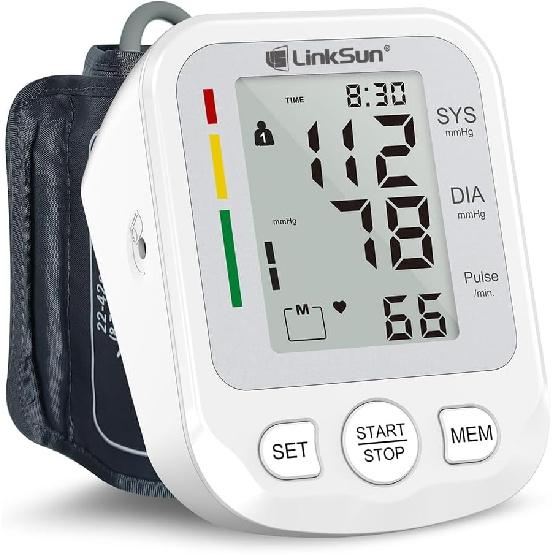 Arm Blood Pressure Monitor with Wide Range Cuff, BPM Model - 2005 for Home Use, Automatic Digital Upper Arm Blood Pressure Machine with Large LCD