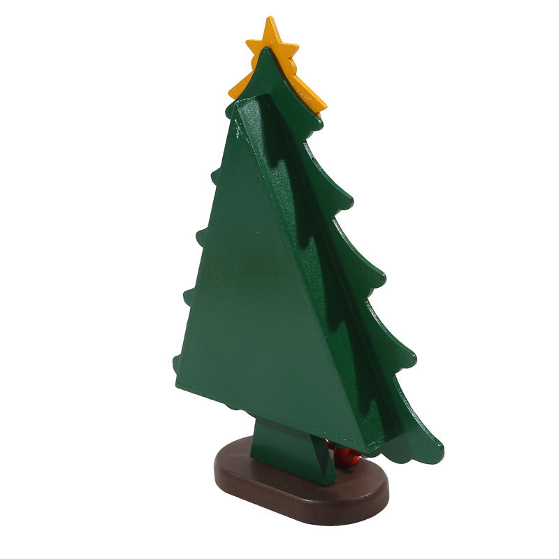 Mini Dřevěná Vánoční Stromková Dekorace Dárek Roztomilá Domácí Stolní Kancelářská Dekorace Párty DIY Dárek Nový Rok Dětský Dárek