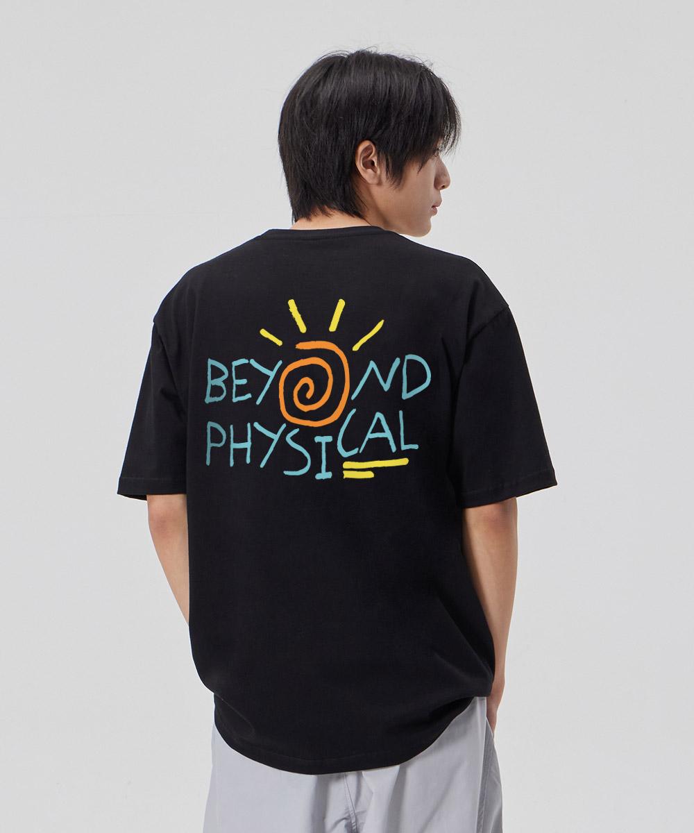 Astral Projection [Beyond Physical] Cotton Loose Fit Short Sleeve T-Shirt_Black L