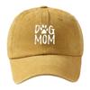 Dog Mom Pattern Baseball Hat Printed Sunshade Cap Casual Duckbill Cap  Dog Lover's Gift