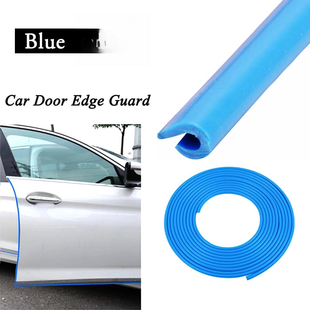 Heavy-Duty Rubber Door Edge Protector - 5M Universal U-Channel Trim with Anti-Collision Design