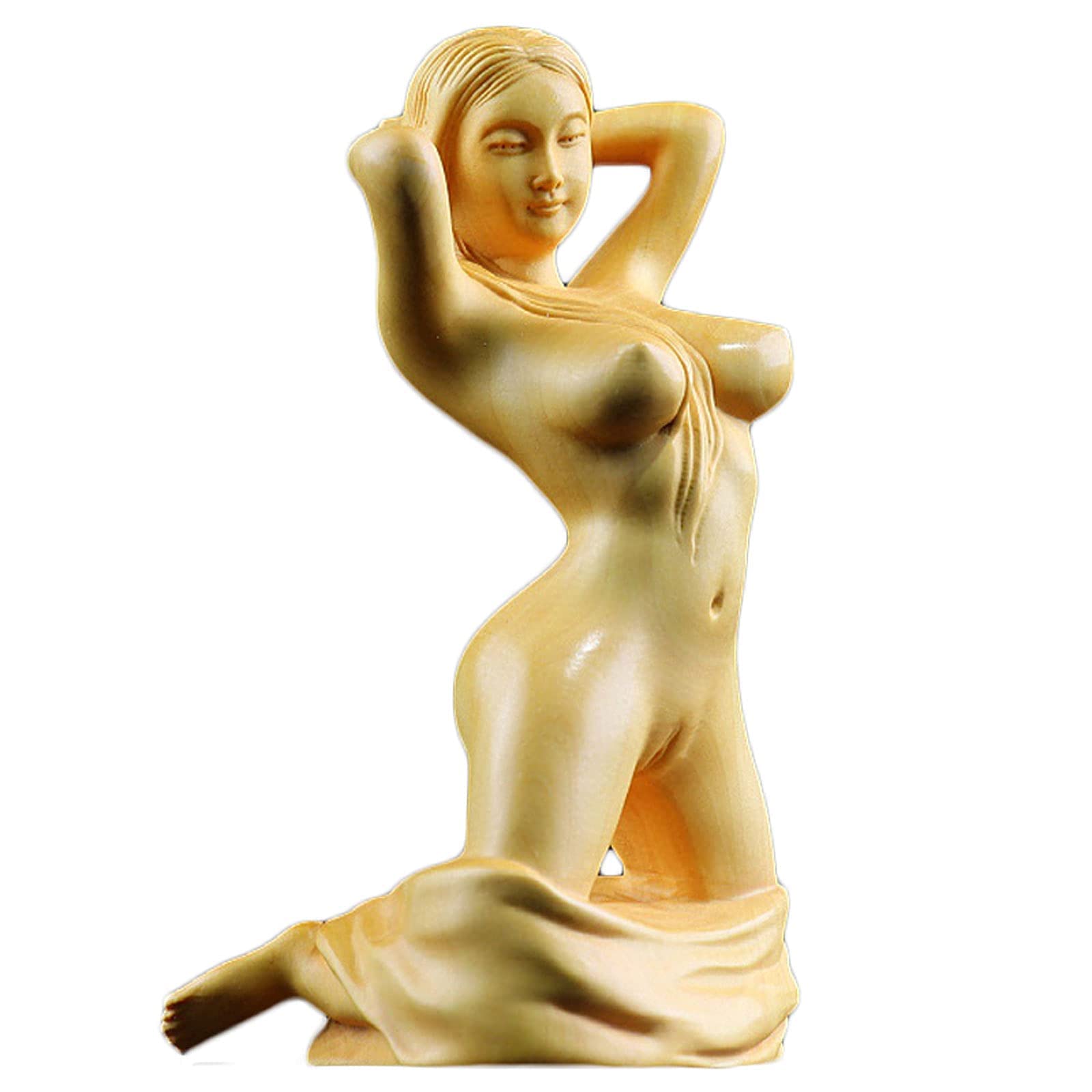 

natural boxwood wood carving of a nude This beautiful female figure is a perfect decorative ornament for your or as a lucky 12cm high x wide x 5cm