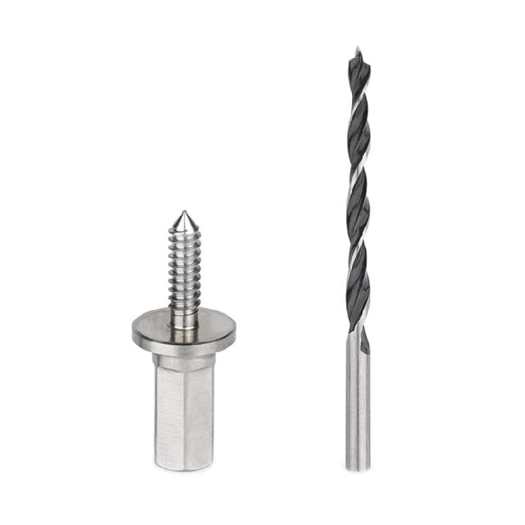 Electric Drill Milling Dowel Round Rod Auxiliary Tool Dowel Maker Jig for Wood