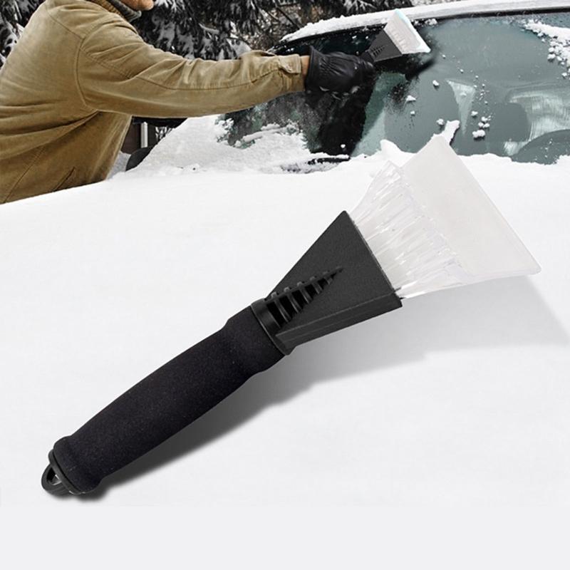 Tragbarer Fahrzeug-Eisschaber, Schneeschaufel, Windschutzscheiben-Abtauung, Winter-Outdoor-Schneeentfernungs-Reinigungswerkzeug, Automotive, langlebig