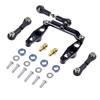 1/10 RC Car Alu Alloy Ball Bearing Crank Steering Arms Set with Tie Rod Steering Assembly for Tamiya TT-02 TT-02D TT-02E TT02-B