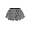 Summer Teen Girls Puff Skirt Retro Checkered High Waist A Line Mini Skirt for Kids Cute Bubble School Children Short Skirt
