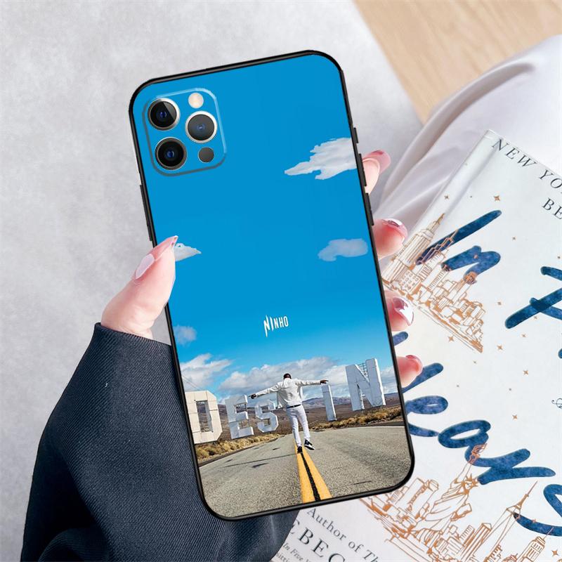 Ninho France French Rapper Phone Case For iPhone 16 15 Pro Max 11 12 13 Mini 14 Pro Max XR 15 16 Plus 16e Cover Coque