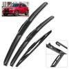 Front & Rear Wiper For Mitsubishi ASX 2010- 2011 2012 2013 2014 Wiper Front&Rear Wiper Blades Windshield 24"+21"+10"