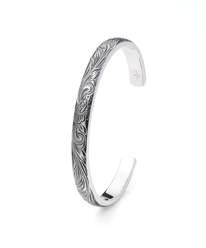 [Lionheart] Bangle/Wristband [Limited Edition] "HAWAIIAN" Round Bangle/Surgical Stainless Steel (Hypoallergenic)