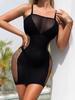 Mesh Backless Bodystocking Hollow Out Open Crotch Bodystocking Women Sexy Lingerie Underwear Temptation Erotic Catsuit
