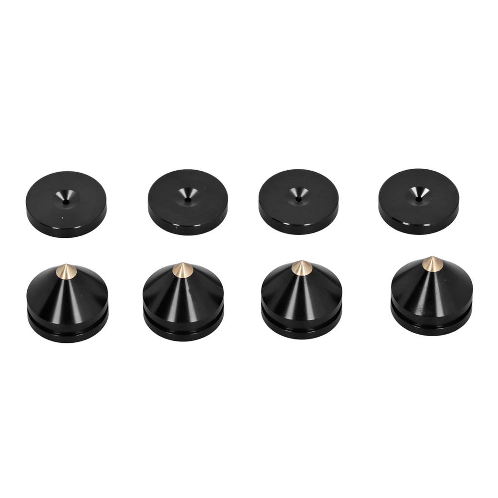 4 Set Speaker Spikes Floor Protector Metal Speaker Isolation Stand Feet Pad for Home