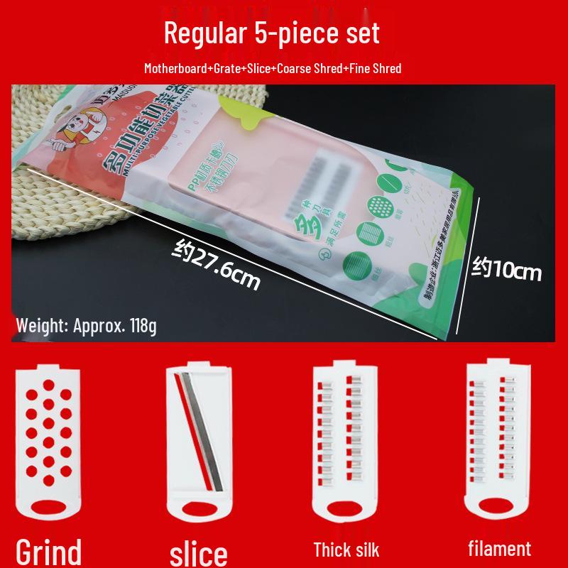 Stainless Steel Multifunctional Vegetable Cutter & Grater with Potato Peeler