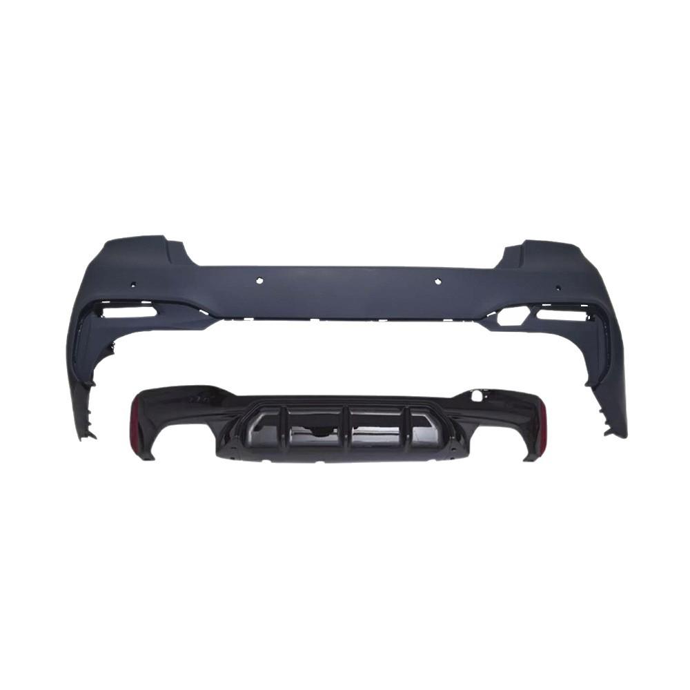 BMW 5 Series G30/G38 M5 Style Front & Rear Bumper Kit with Fender, Side Skirt, and Hood.