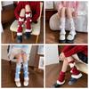 Y2k Bow Knitted Leg Socks Japanese Christmas Knee Socks Sweet JK Lolita Leg Socks  Girls
