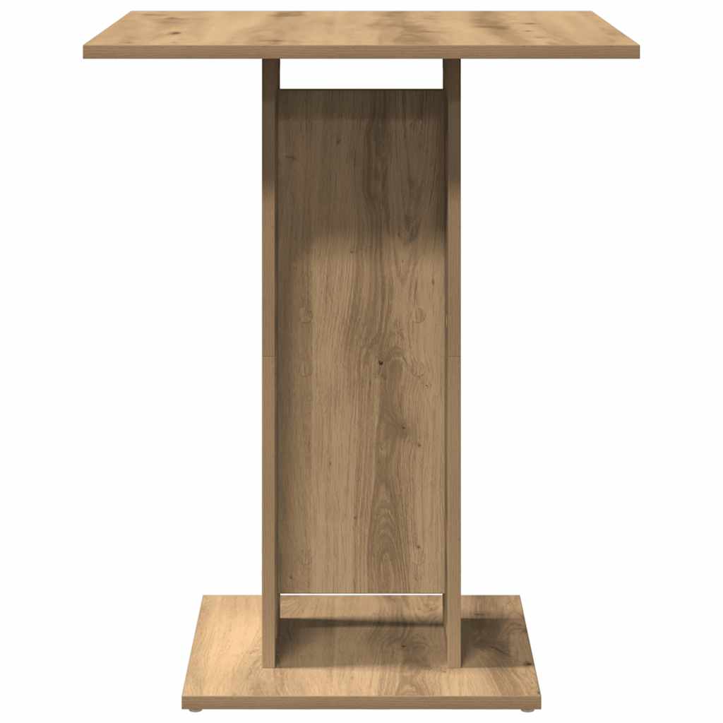 Vidaxl Bistro Table, Artisan Oak, 60X60X75Cm, Wood-Based Material