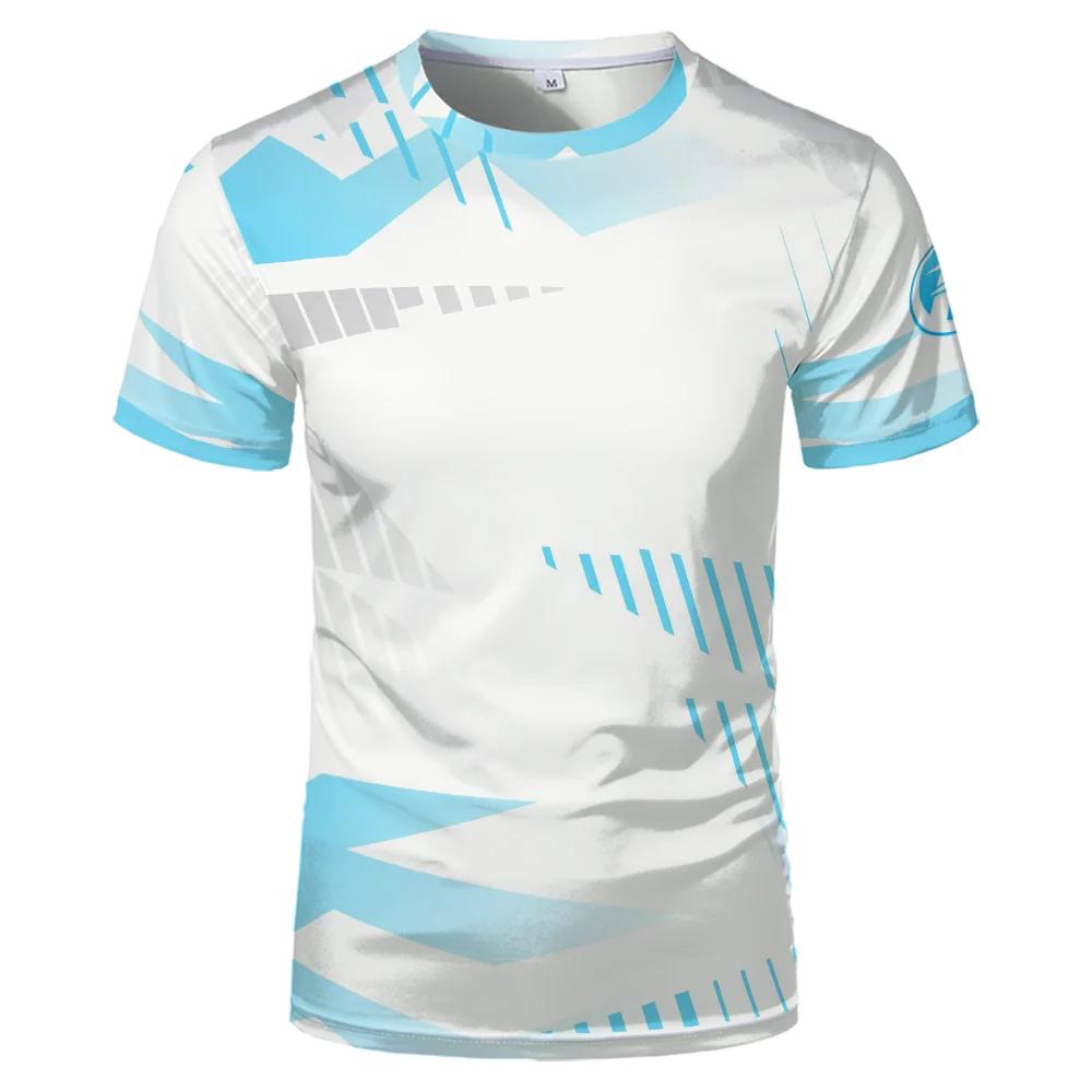 3D Printing Custom T-shirts Summer Plus Size T-shirt Design E-sports Jersey Customization Sports Outdoor Cool Round Neck Tops
