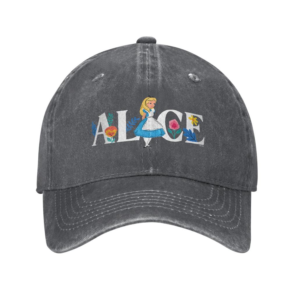 Alice In Wonderland Floral Alice Sun Baseball Cap  Unisex Women  Hip Hop Hats Summer Casual Hiking Fishing Sun-Proof Baseball Caps