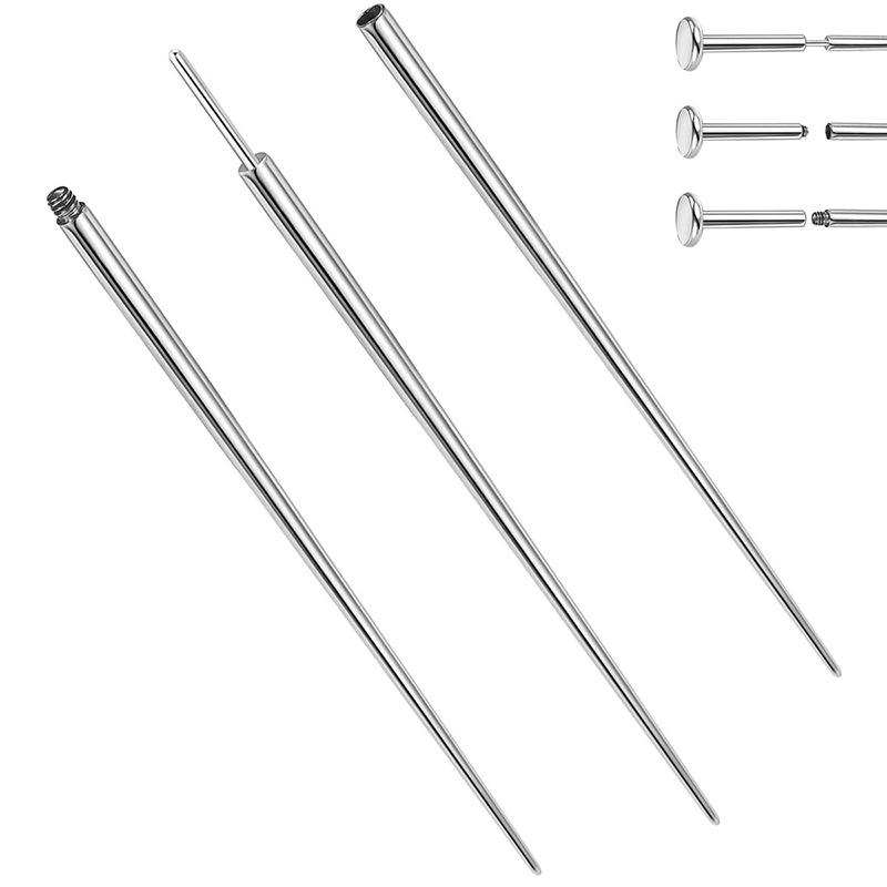316 Stainless Steel Threaded Guide Pin for Piercing and DIY Tool