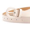 Color Vintage Trouser Dress Belts Horseshoe Buckle Waistband Decorative Waist Strap Leather Belt